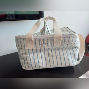 J.Crew Sunnylife Striped Cooler Bag
